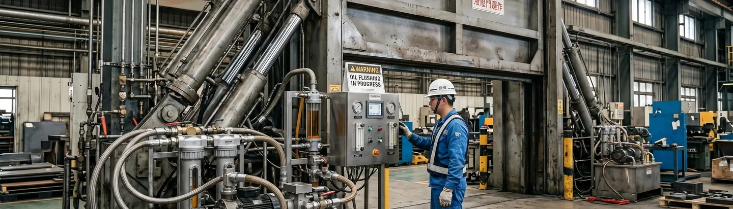 液壓機械門製作與維護現場施工